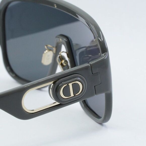 NEW DIOR DIORBOBBYSPORT M1U 45A7 GREY/SILVER MIRROR SUNGLASSES - Picture 9 of 12